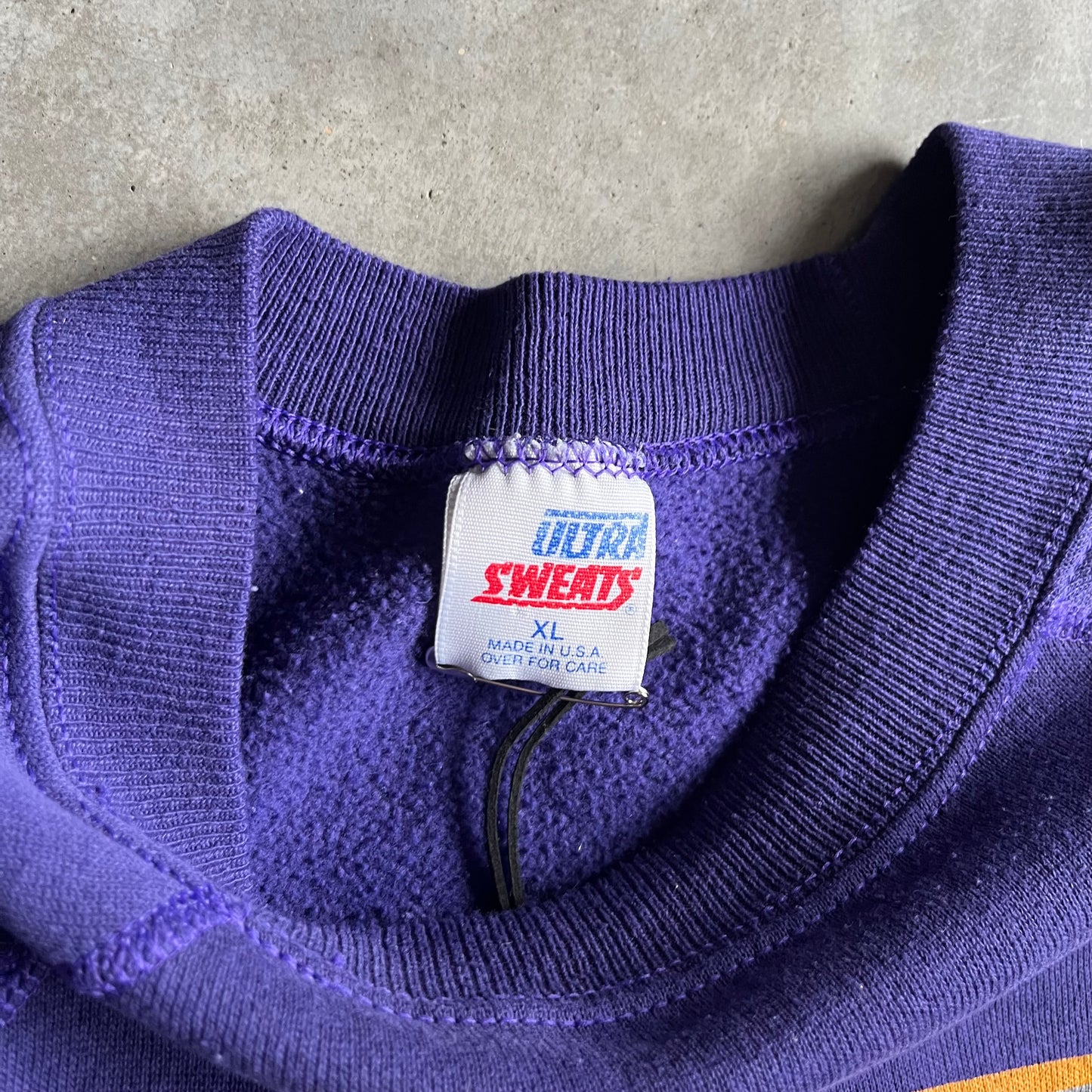 Vintage Minnesota Vikings Graphic Raglan Sweatshirt