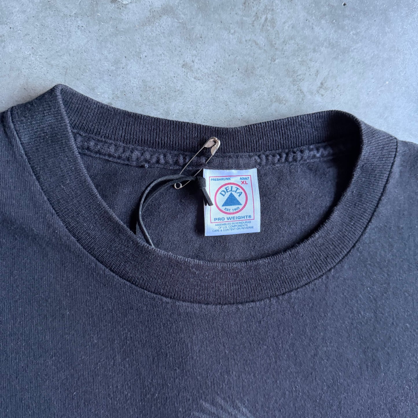 Vintage Soaring Swooping Eagle Black Tee