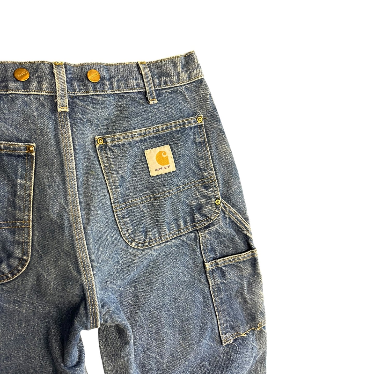 Carhartt ‘B07 DNM’ Denim Double Knees w/ ISU Patch
