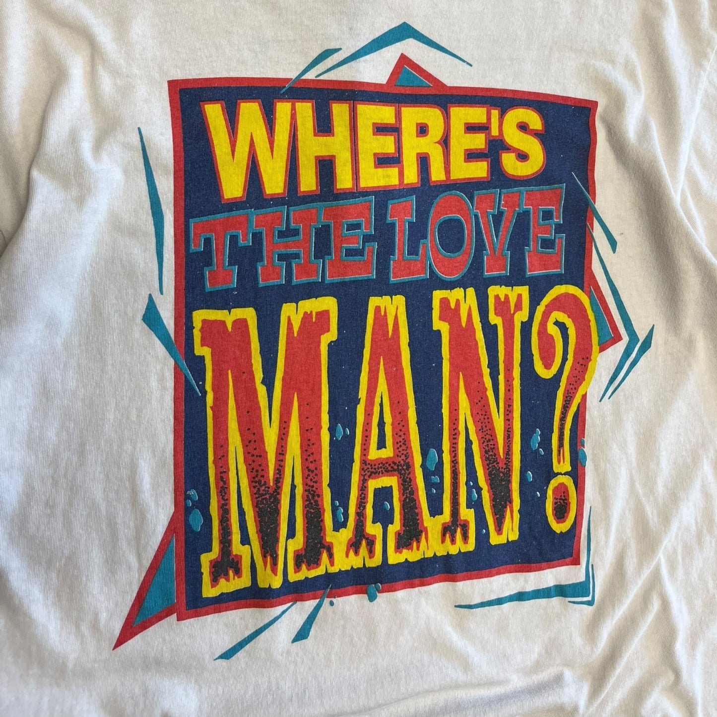 Vintage Where’s The Love Man Bud Light Tee
