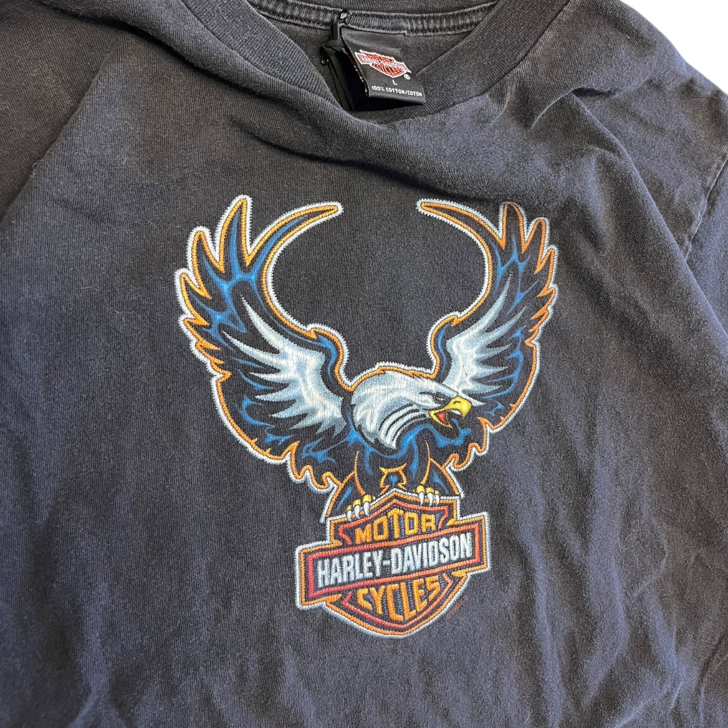 Vintage Harley Davidson Eagle Emblem T Shirt