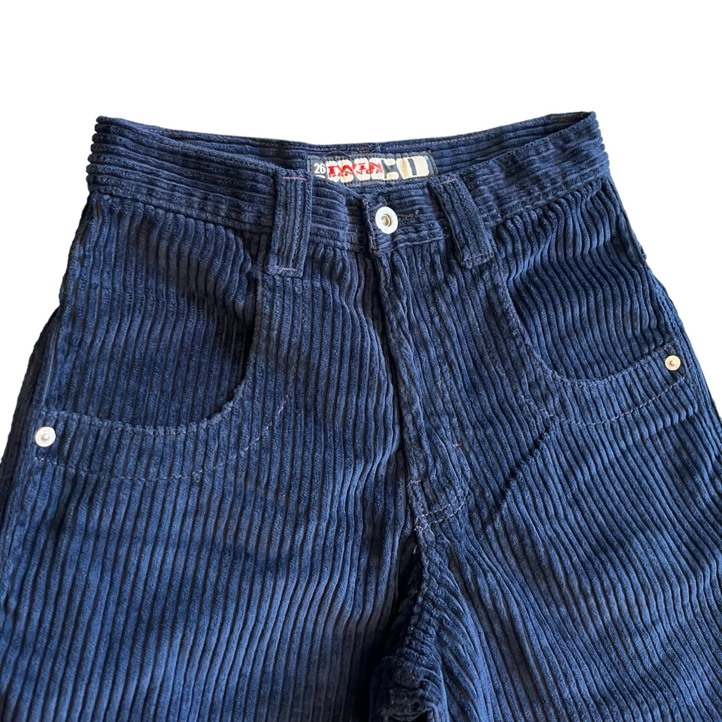 JNCO - 101 Twin Cannon. 26" 4 Wale Corduroy (Navy)