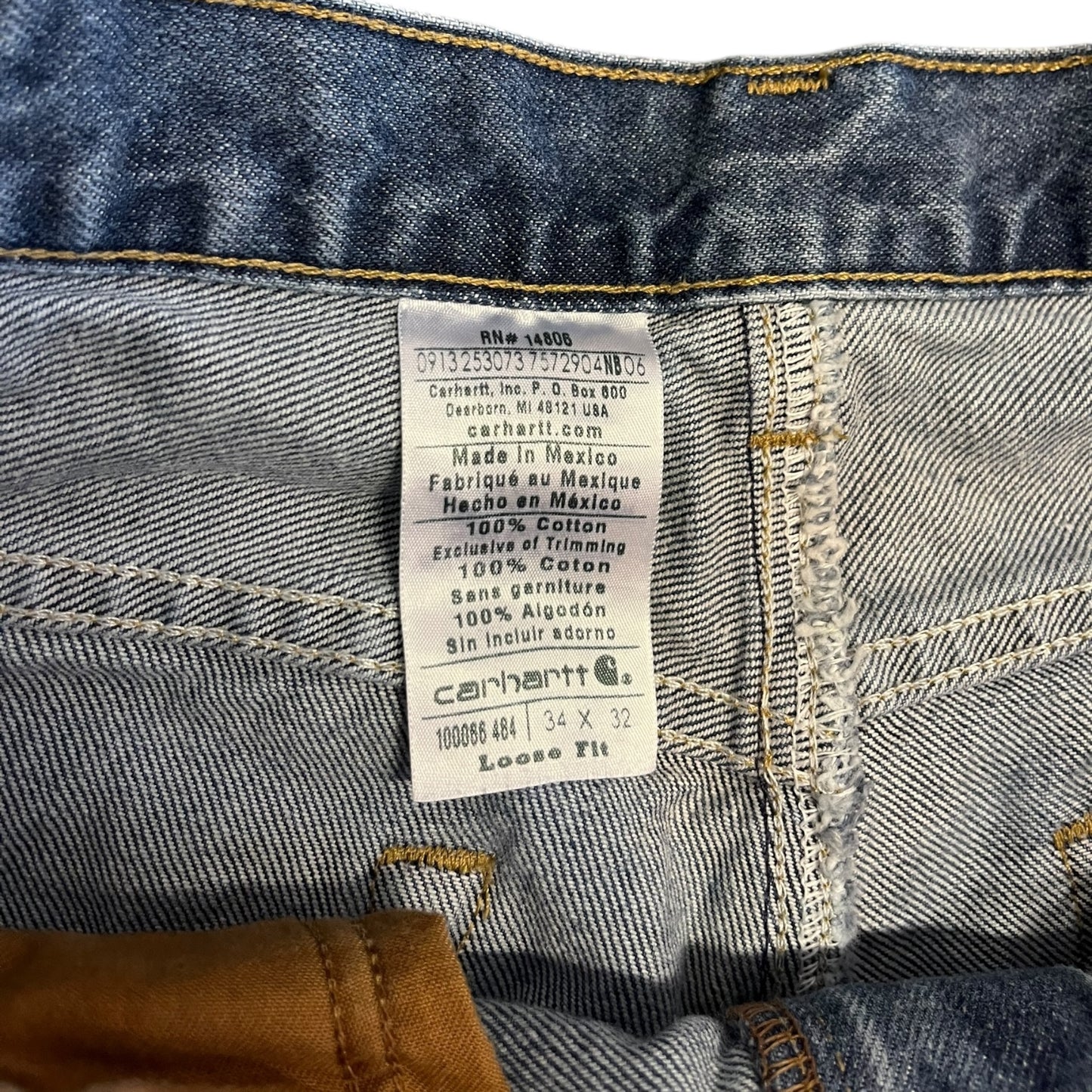 Carhartt Loose Fit Medium Wash Jeans