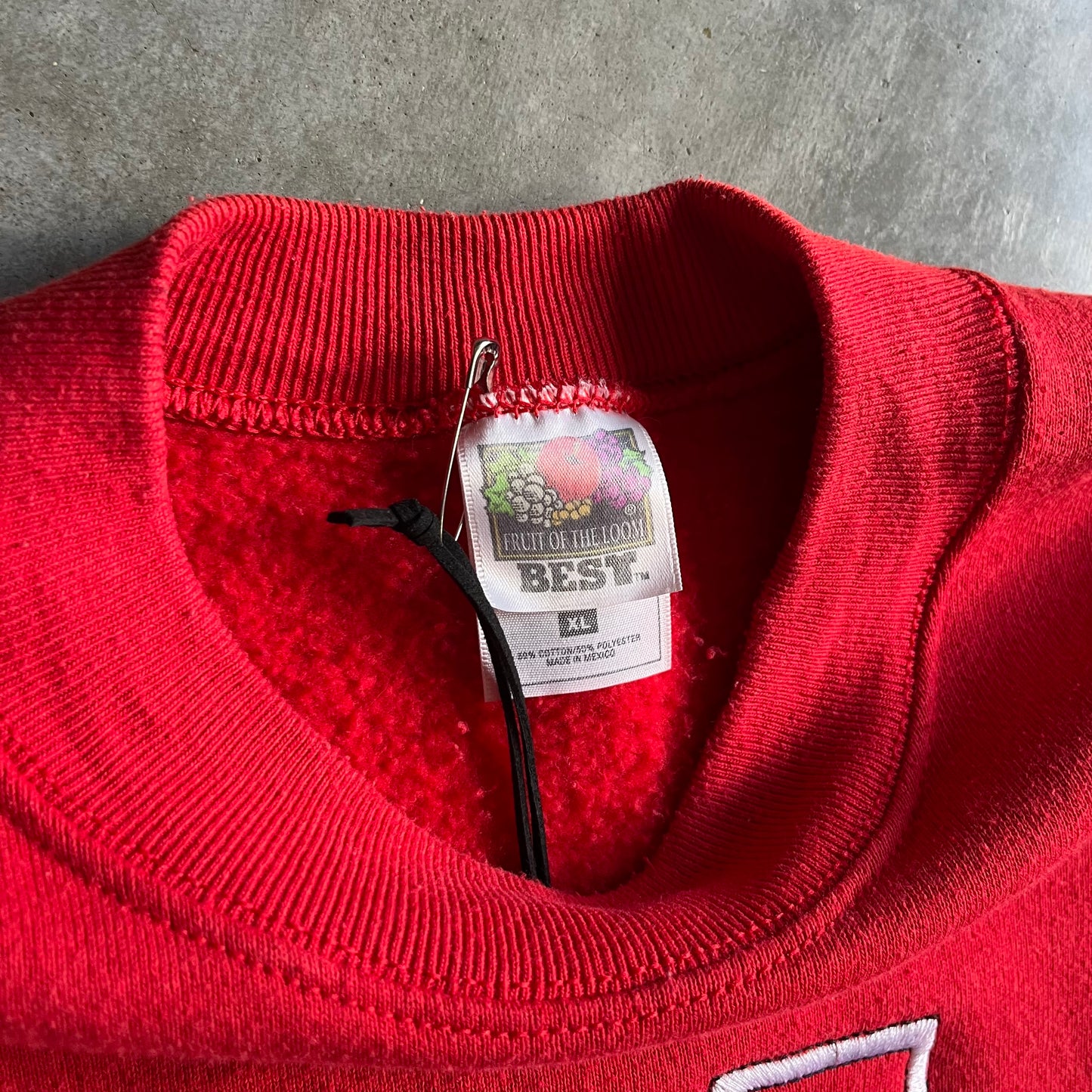 Vintage Nebraska Huskers Embroidered Crewneck
