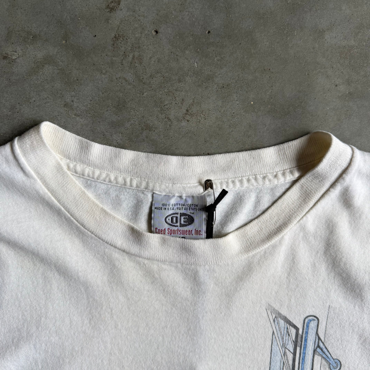 Vintage Just Hafta Dance Ballet White Tee