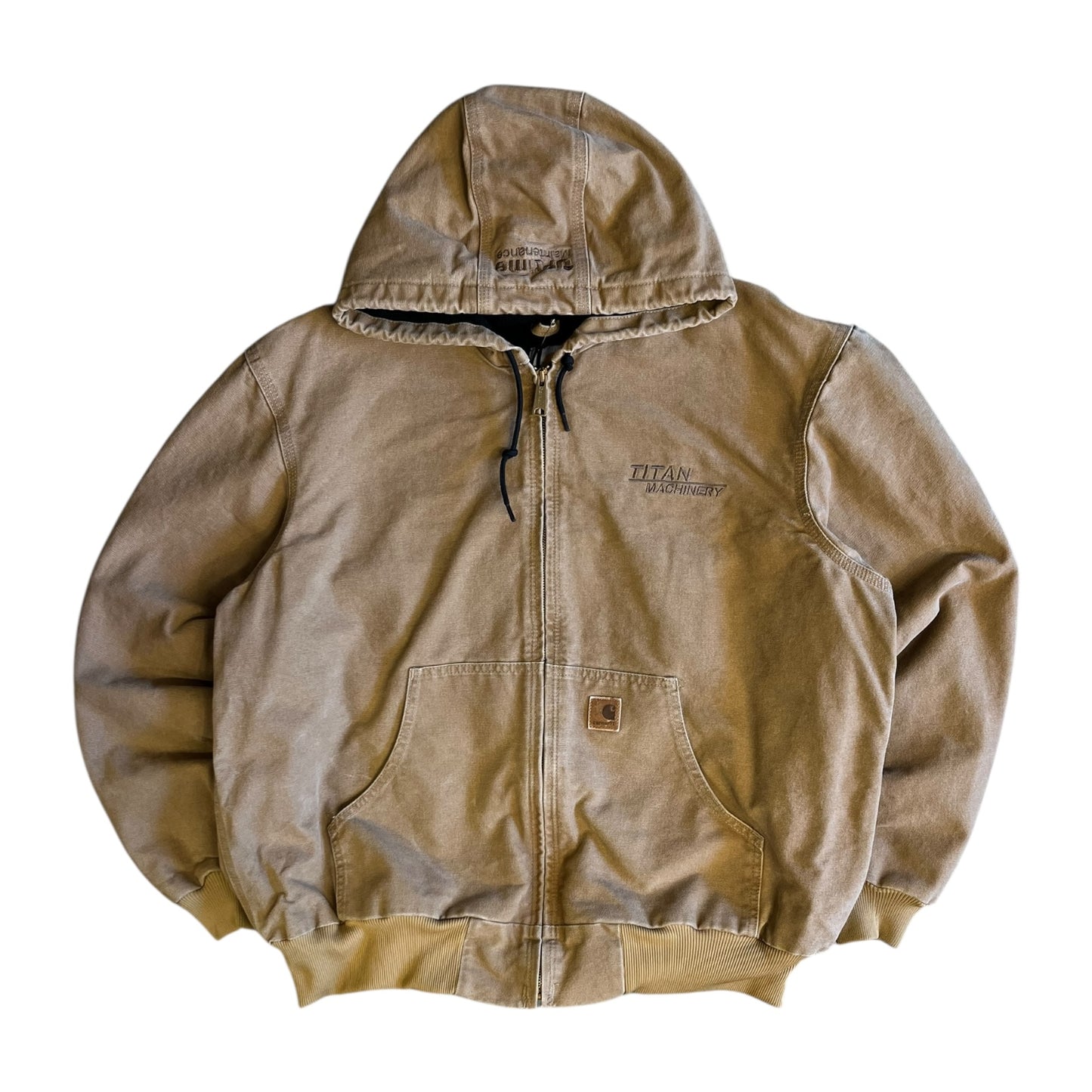 Carhartt ‘J25 CML’ Camel Tan Embroidered Active Jacket