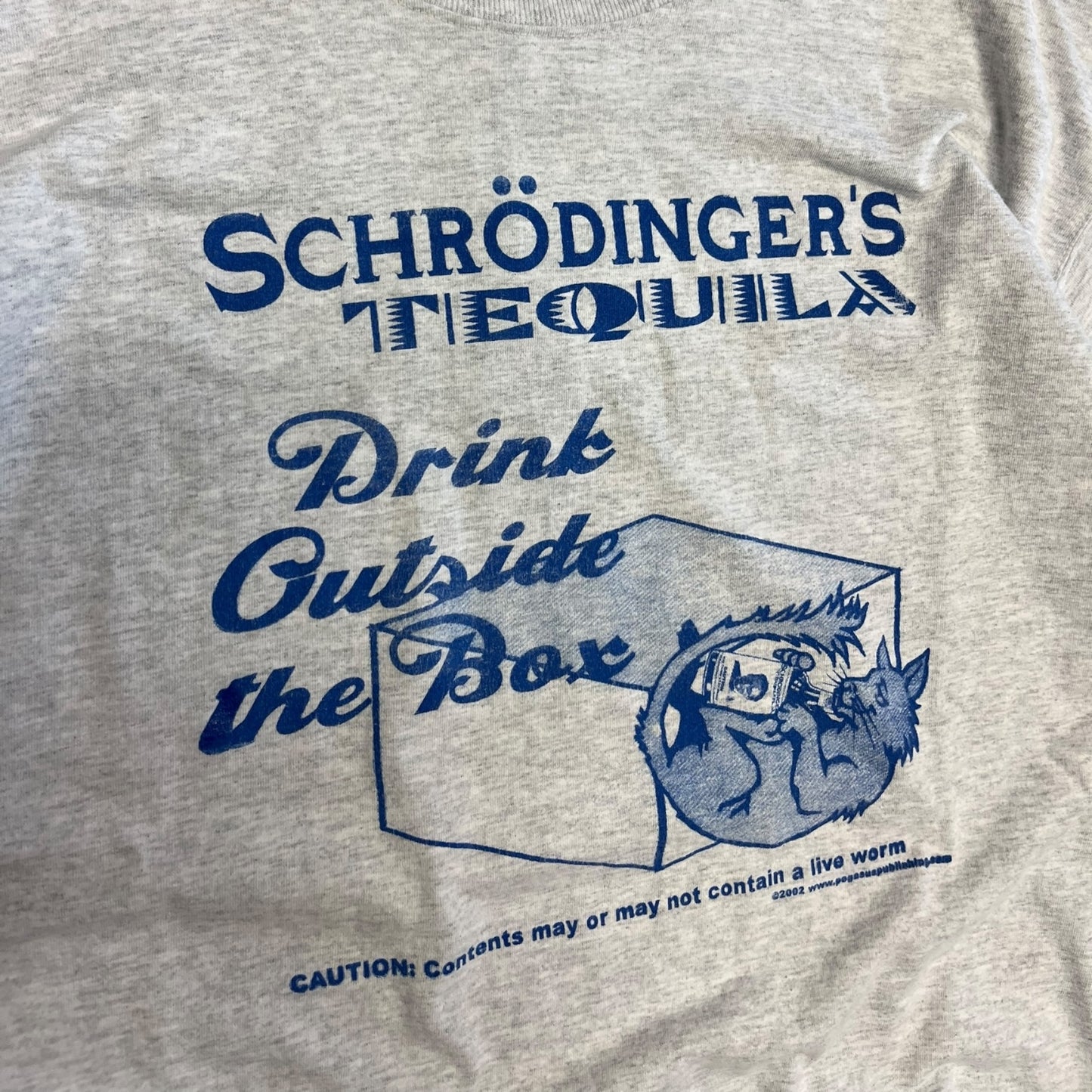 Y2K Schrodingers Tequila Cat Tee