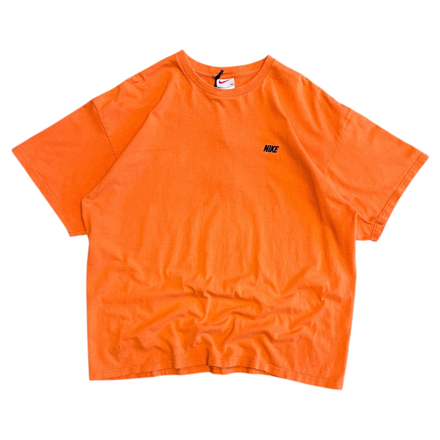 Y2K Orange Nike Spell Out Tee
