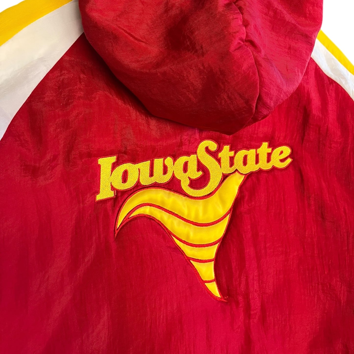 Vintage Iowa State Tornado Logo Puffer Jacket