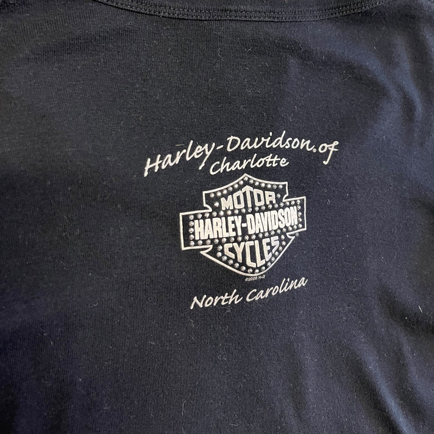 Women’s Harley Davidson Black Long Sleeve With Bling