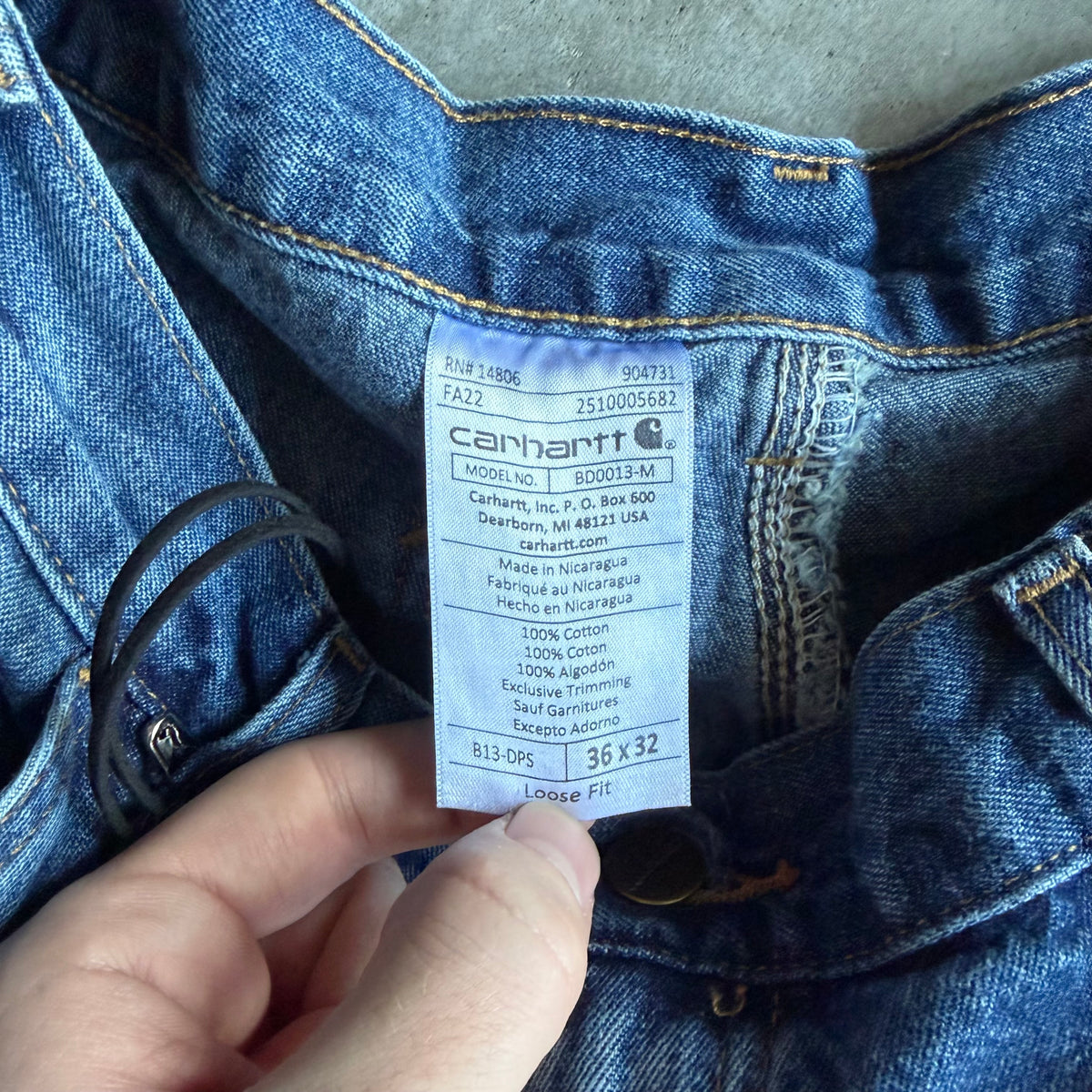 Carhartt Loose Fit DPS Carpenter Jeans
