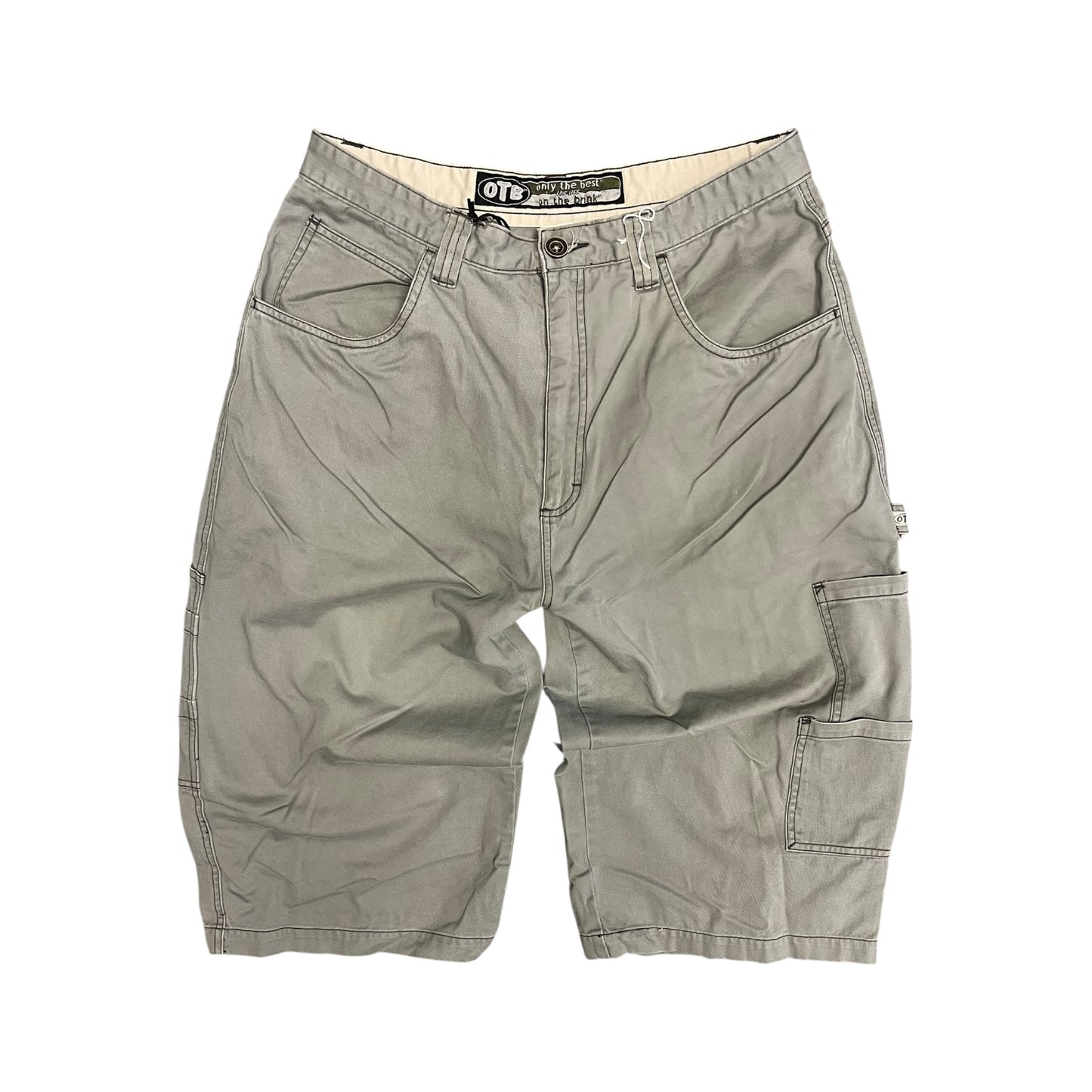 Vintage OTB Green Carpenter Baggy Shorts