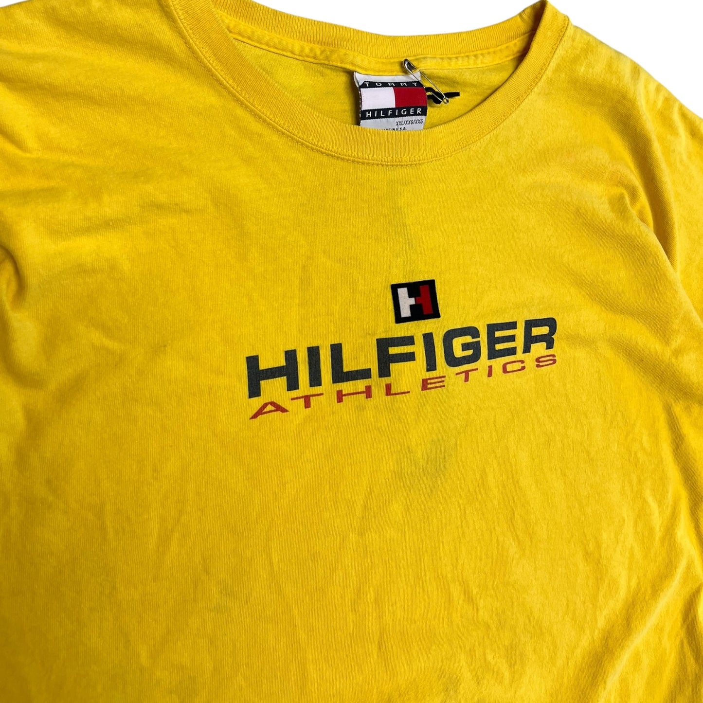 Y2K Yellow Tommy Hilfiger Athletics Tee
