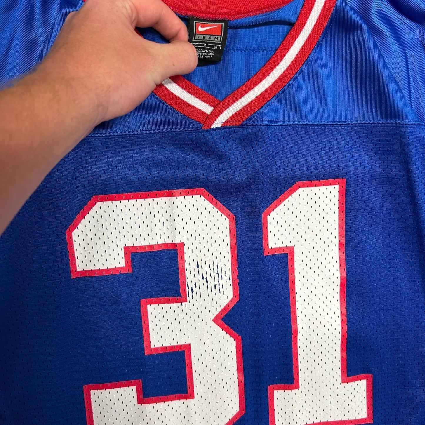 Vintage Nike 31 Giants Jersey
