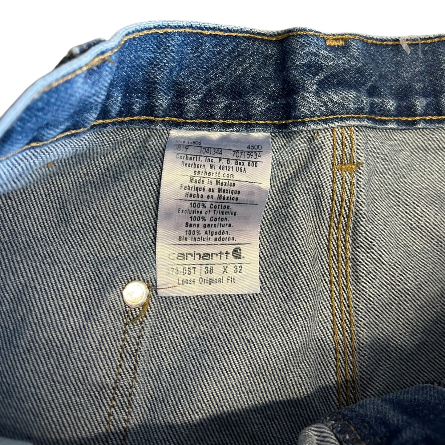 Y2K Carhartt ‘B73 DST’ Double Knee Jeans