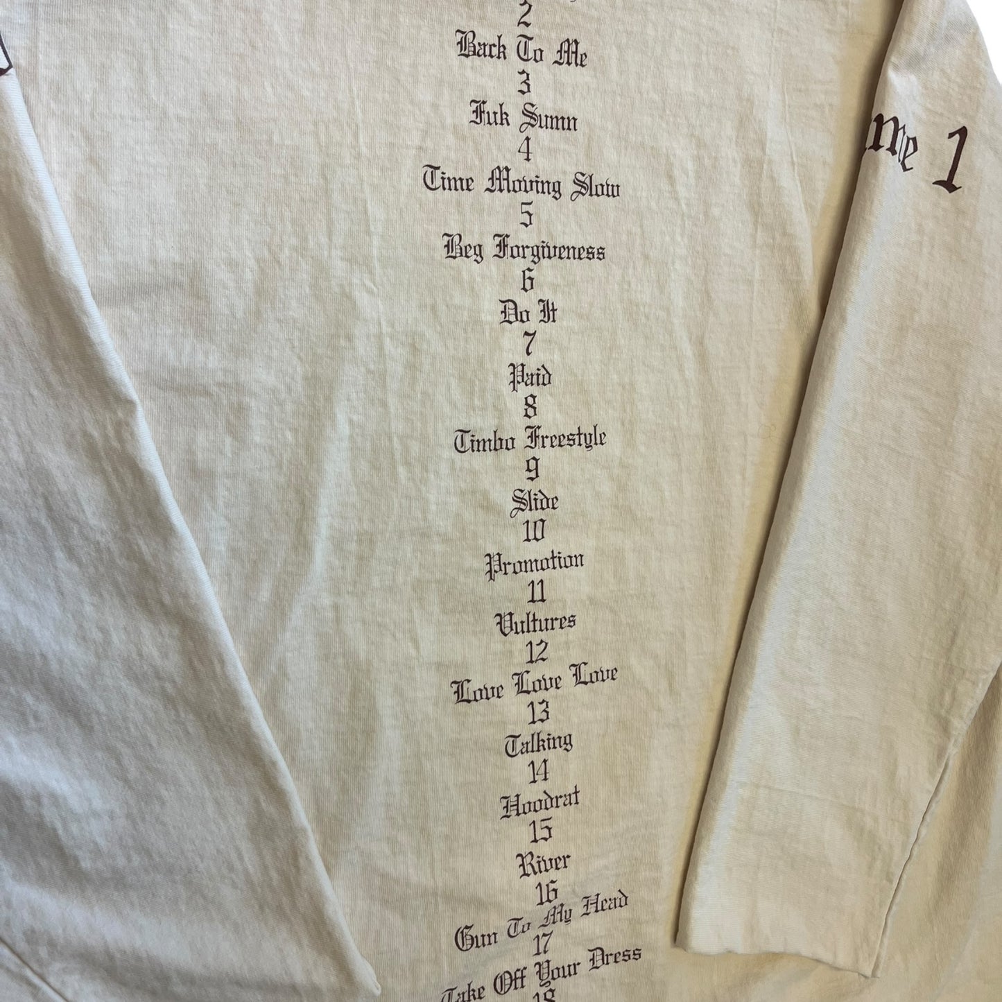 Kanye West Vultures Volume 1 L/S Tee