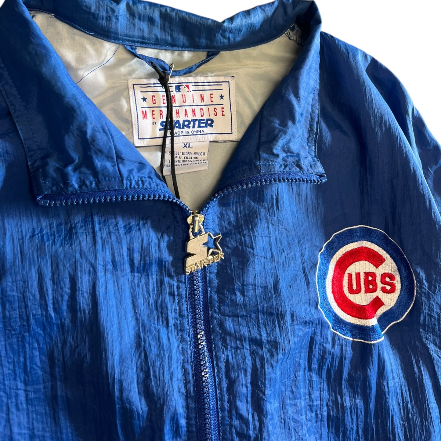 Vintage Chicago Cubs Starter Script Windbreaker
