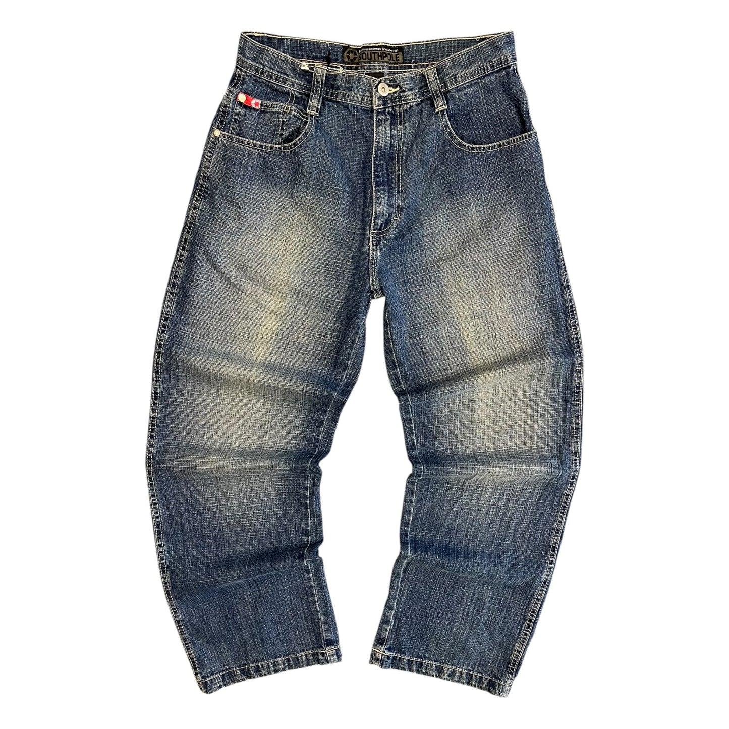 Y2K Southpole Red Tab Baggy Jeans
