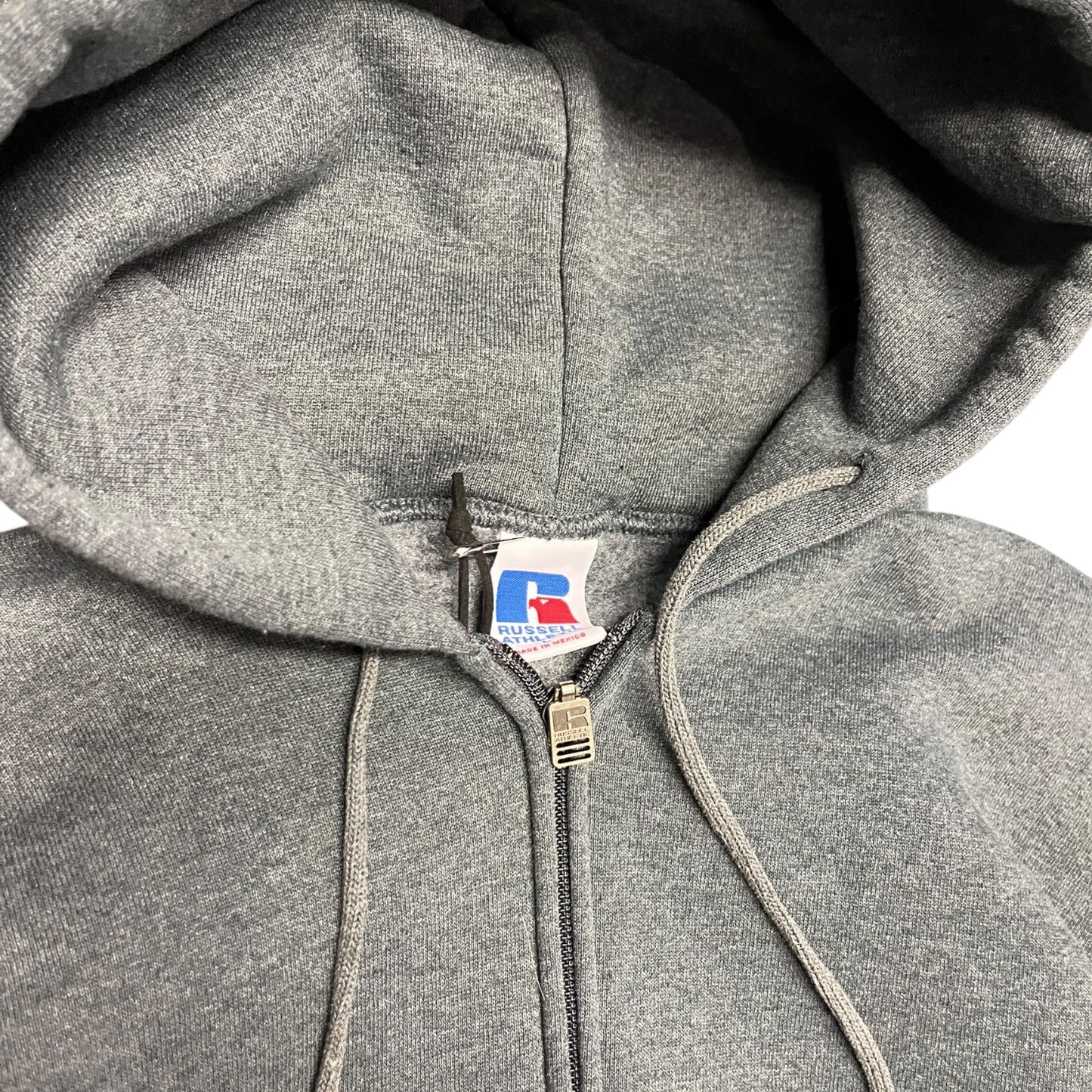 Vintage Russell Grey Zip Up Hoodie