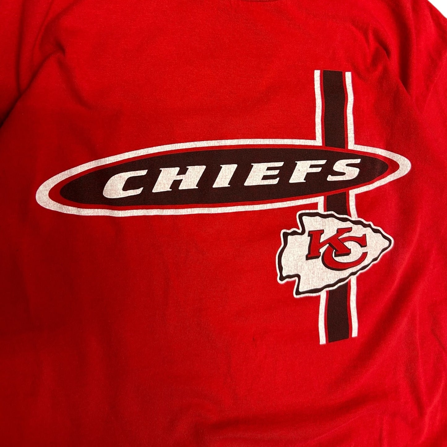 Vintage Kansas City Chiefs Oval Stripe Tee