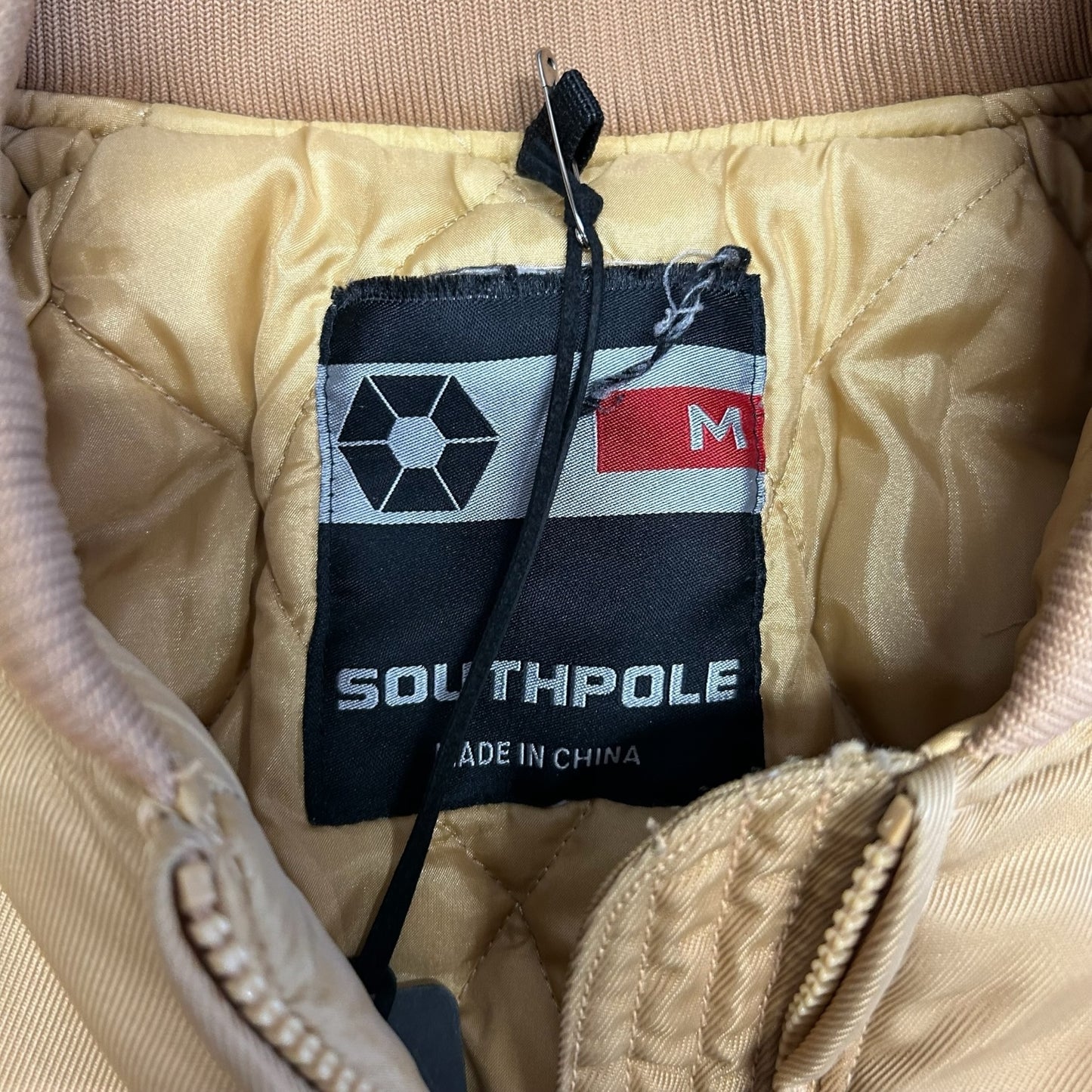 Y2K Southpole Wheat Bomber Jacket