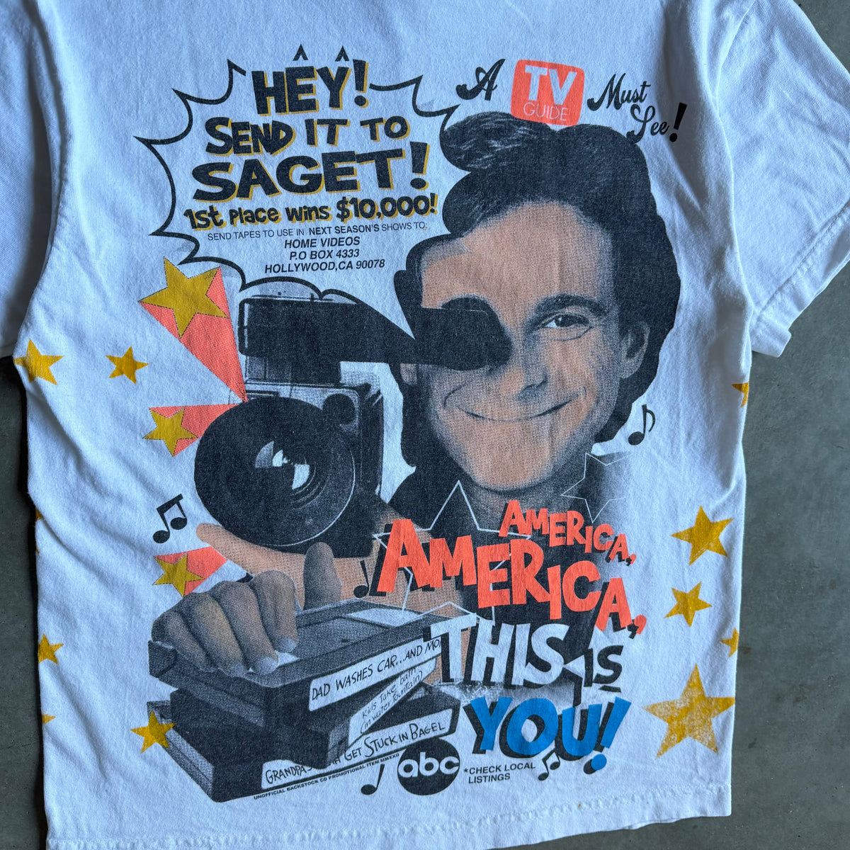 Backstock Co AFHV Bob Saget Big Dual Graphics Tee