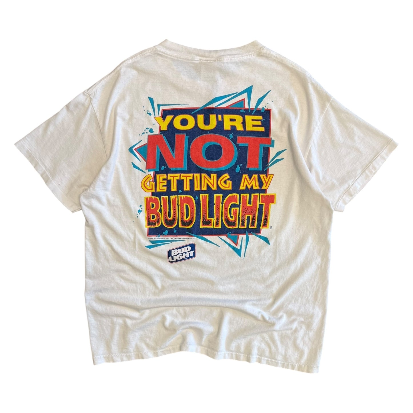 Vintage Where’s The Love Man Bud Light Tee