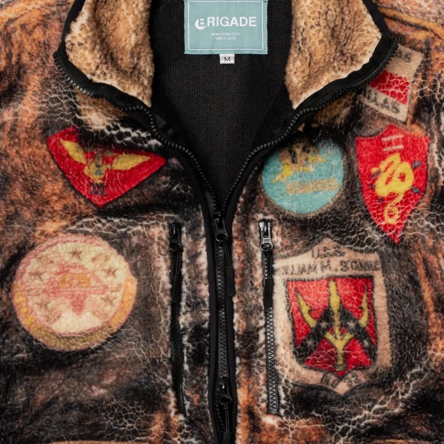 Brigade - Tromp-l'oeil Sherpa Flight Jacket