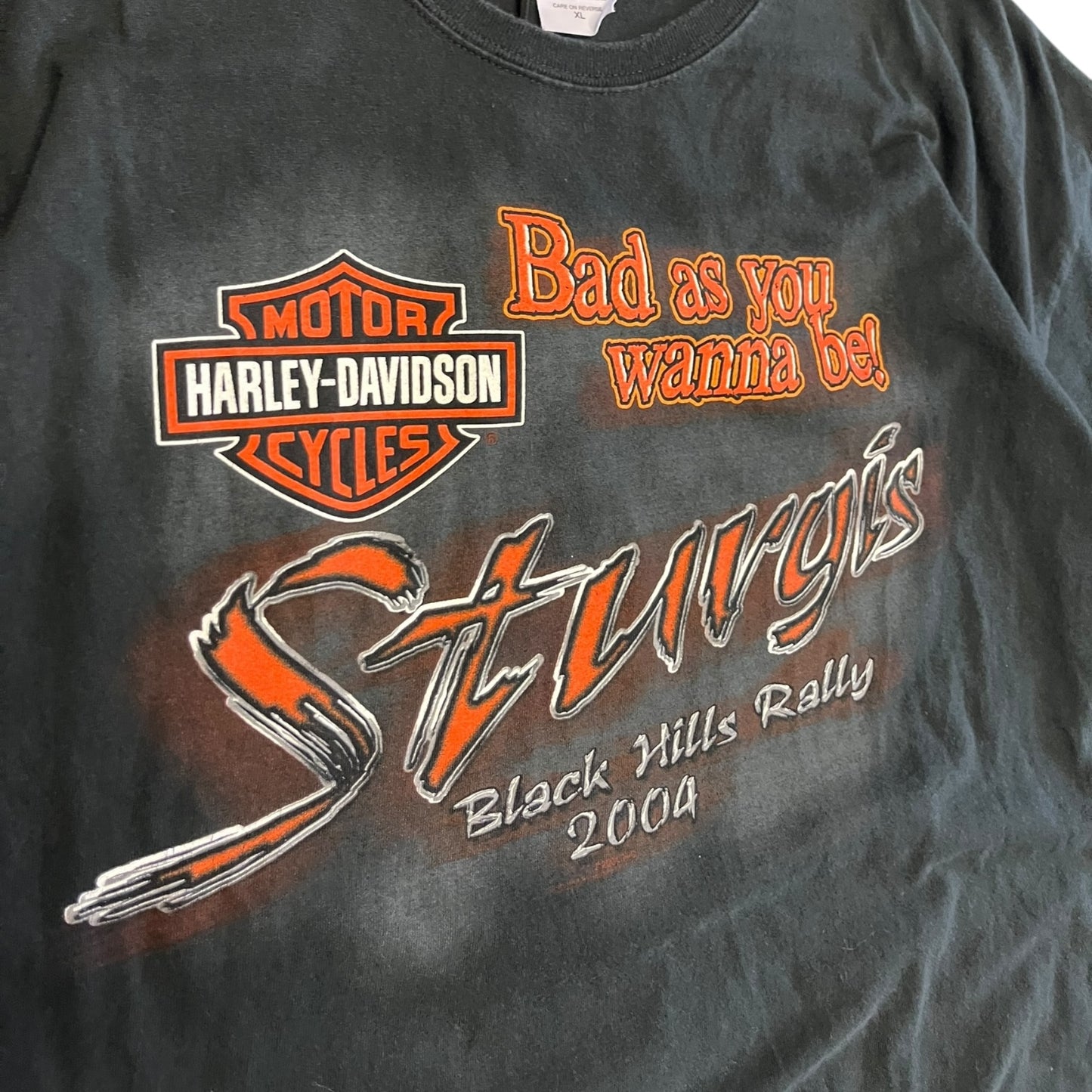 Y2K Harley Davidson “Bad As You Wanna Be” Strugis Tee