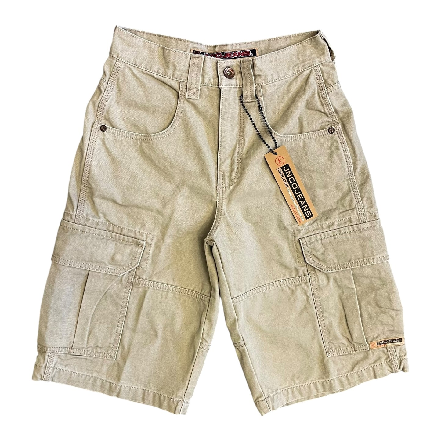 JNCO - Indicator Cargo Shorts 14” Inseam (Khaki)