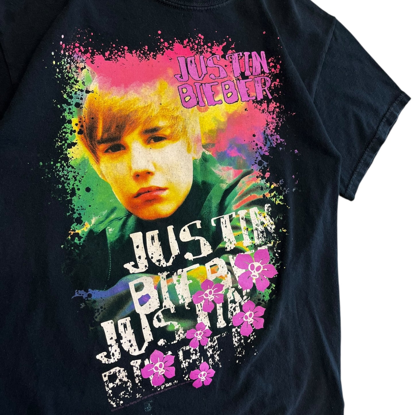 Y2K Justin Bieber My World Tour Tee