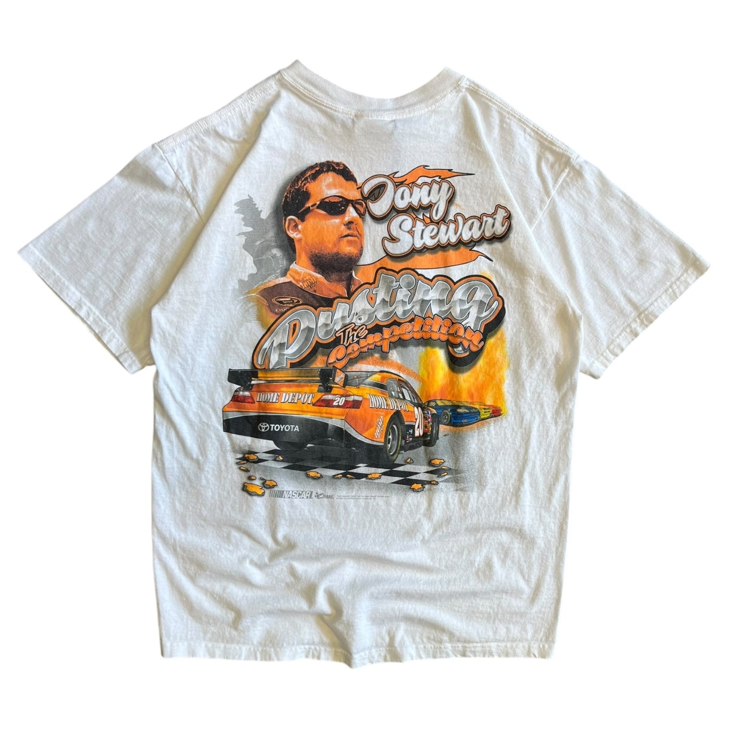 Vtg NASCAR Tony Stewart The Columbus Comet T Shirt