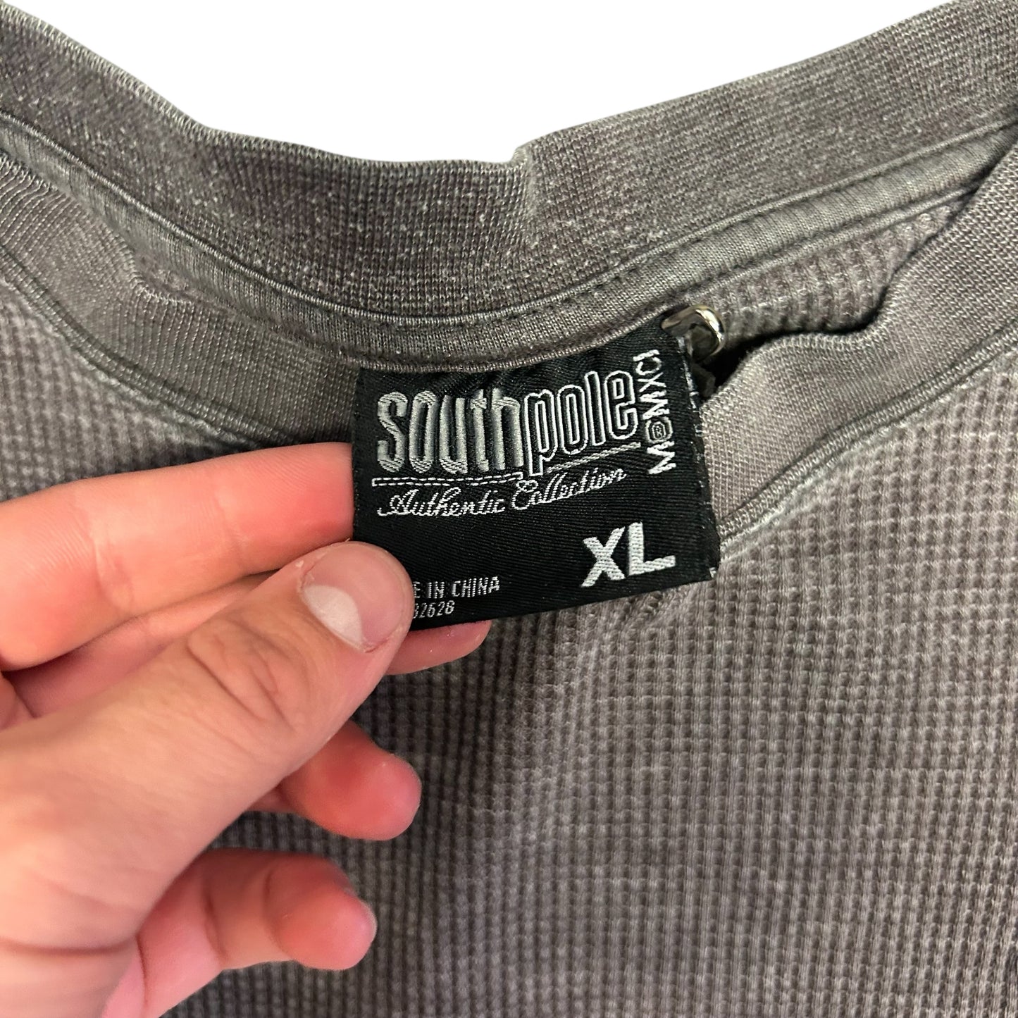 Vintage Southpole Chocolate Thermal Longsleeve