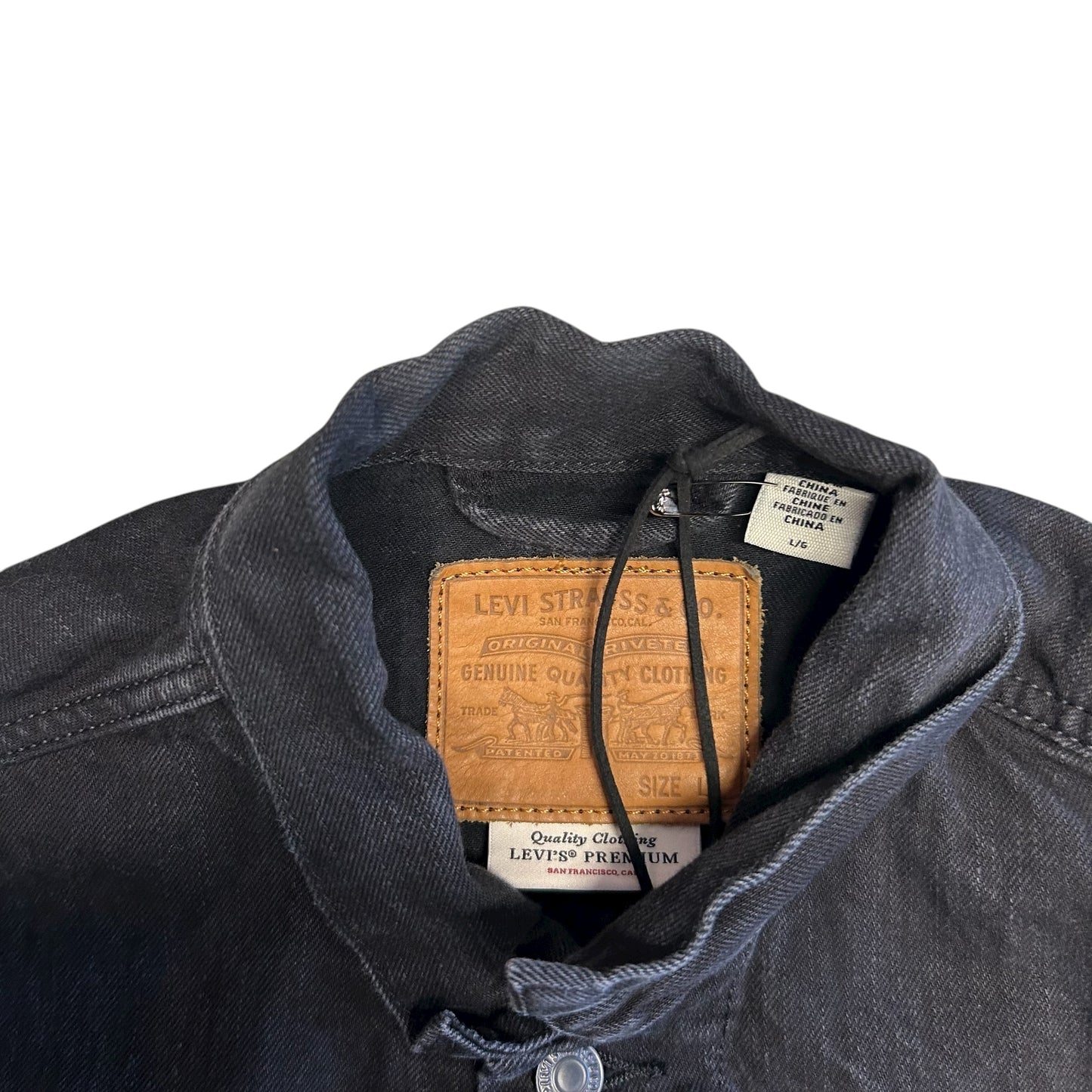 Levi's Black Denim Trucker Jacket