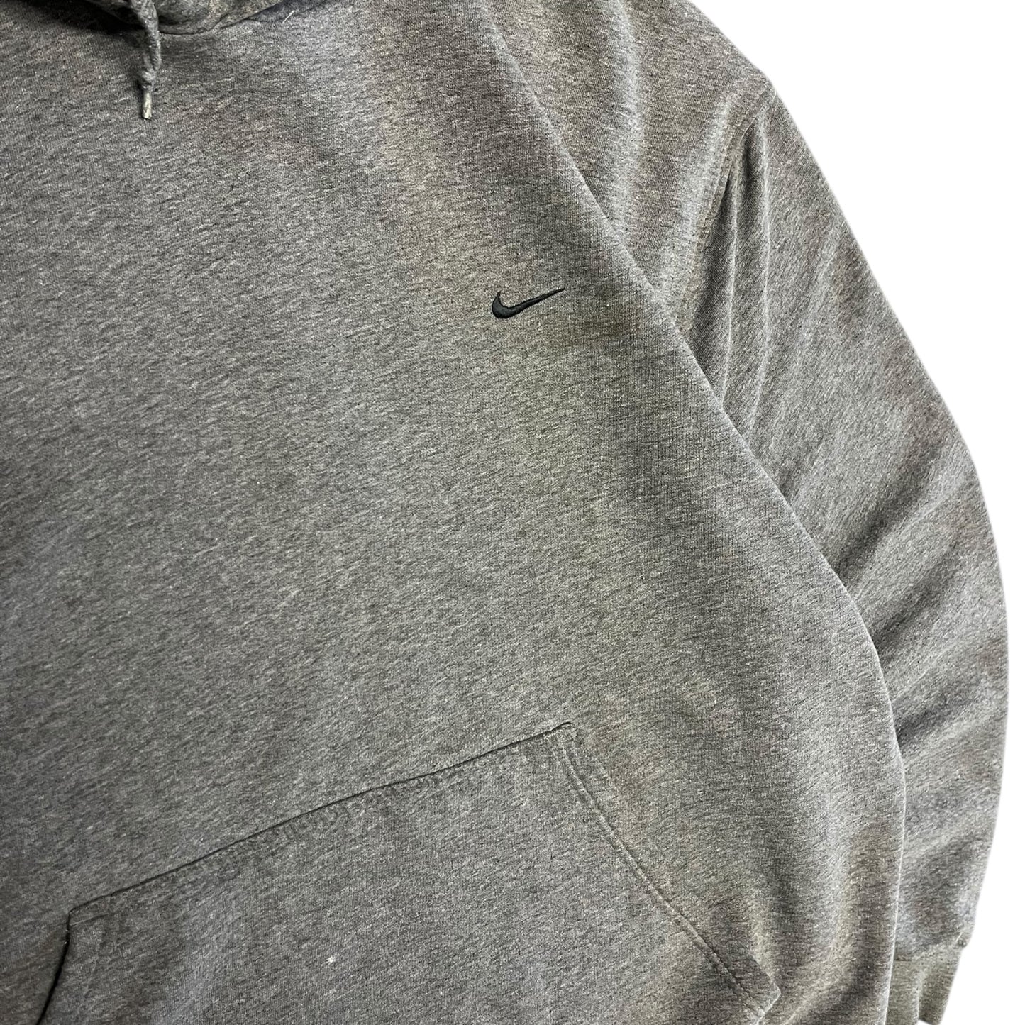 Y2K Nike Grey Hooded Sweatshirt