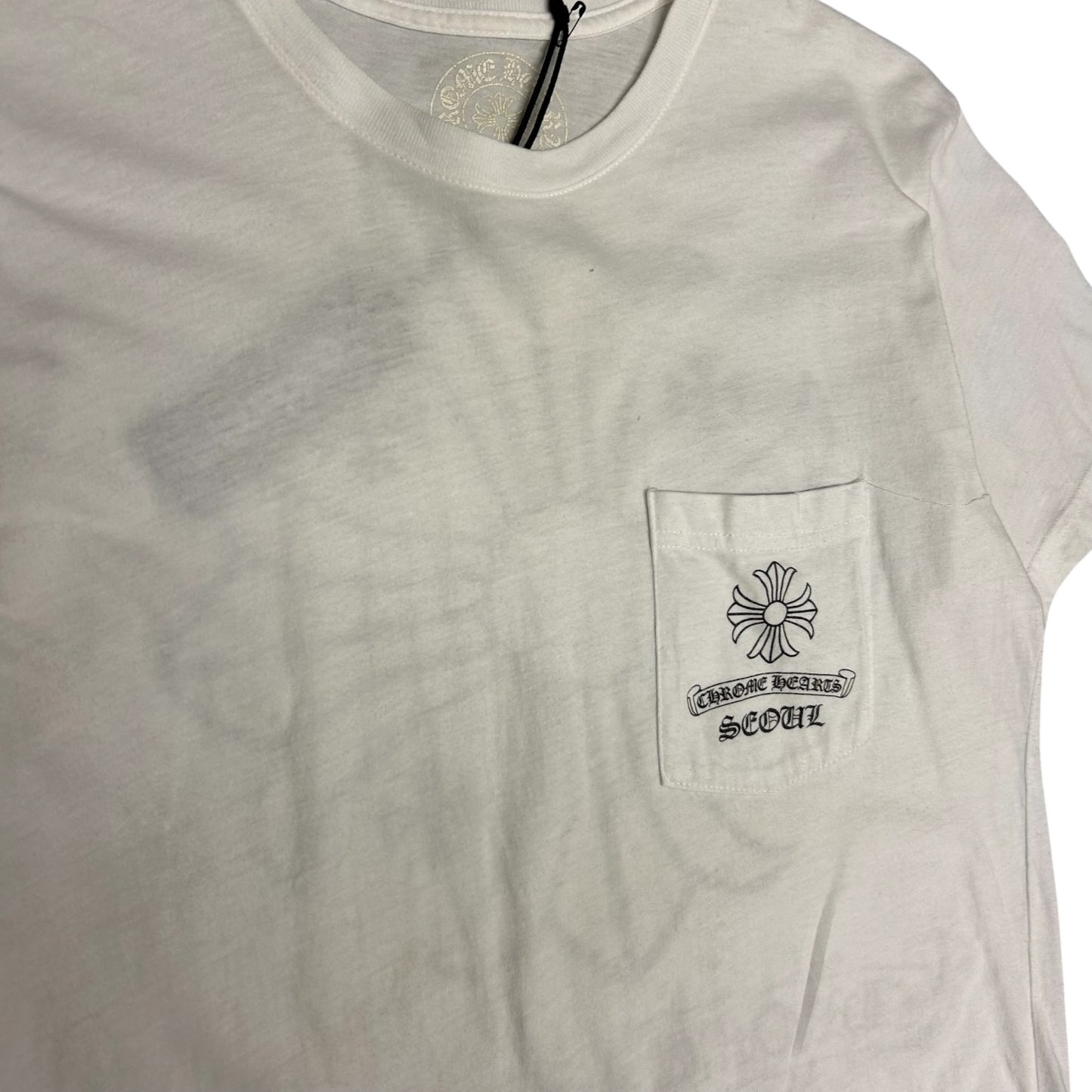 Chrome Hearts Seoul Big Emblem White Tee