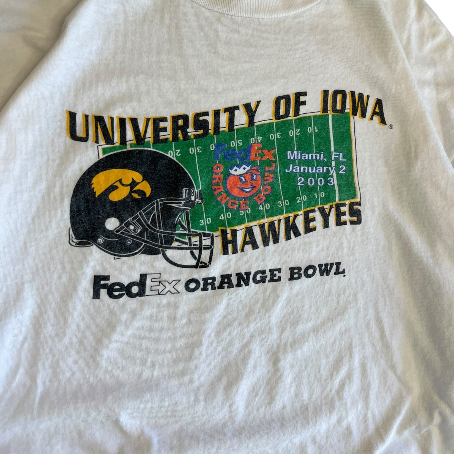 Y2K Iowa Hawkeyes Orange Bowl Longsleeve T Shirt