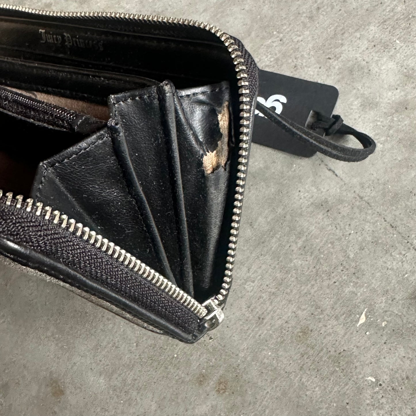 Juicy Couture Olive/Pink/Black Scottie Continental Wallet