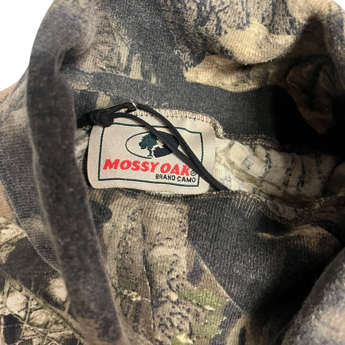 Vintage Mossy Oak Break Up Camo Mock Neck LS