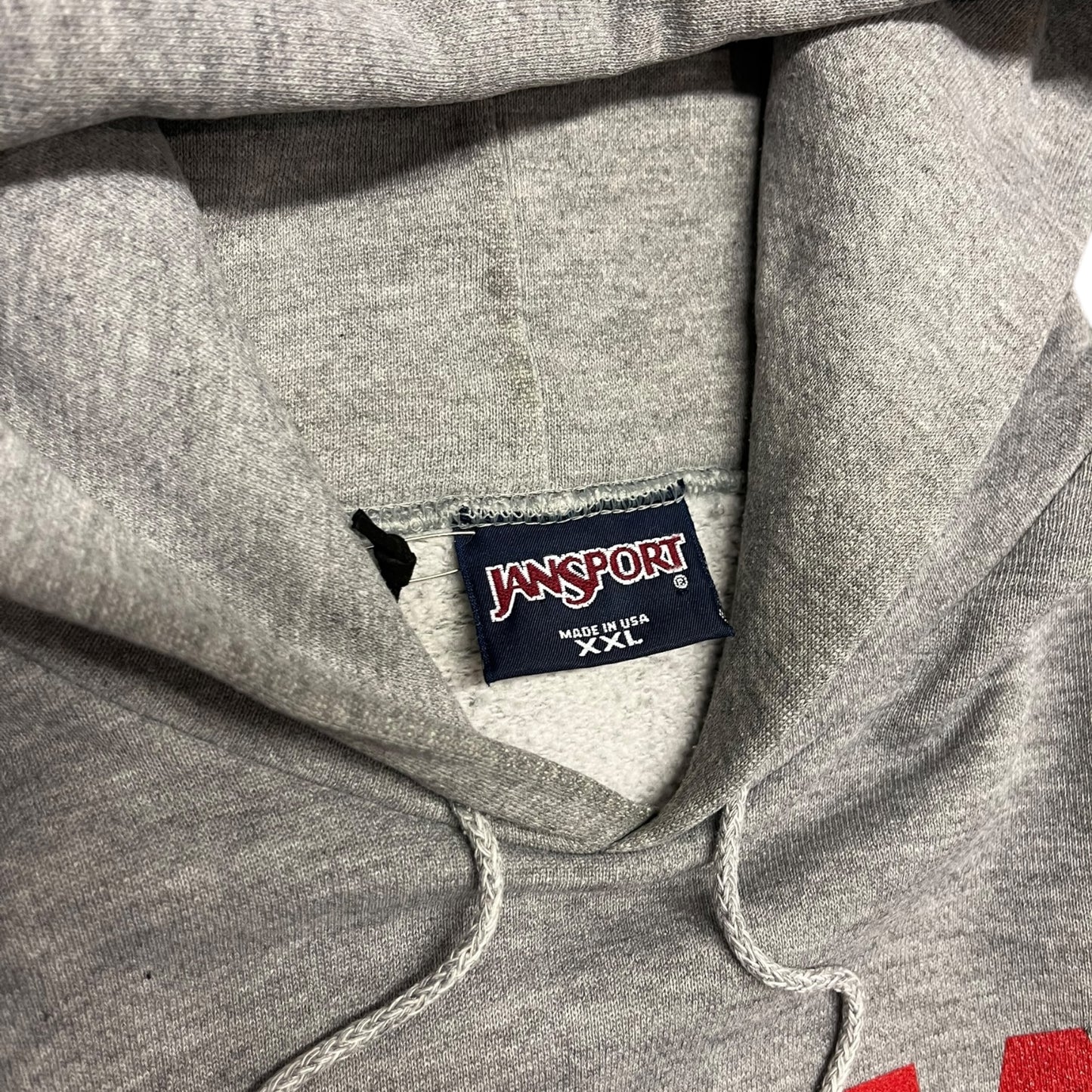 Vintage Jansport Iowa State Cyclones Spell Out Grey Hoodie