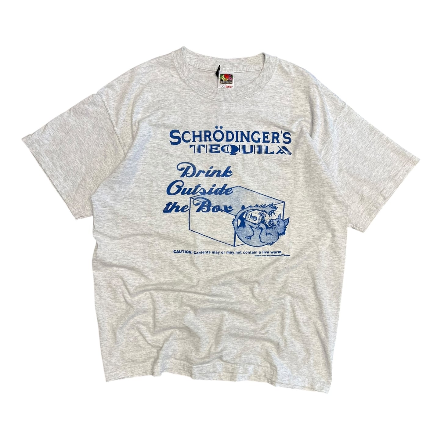 Y2K Schrodingers Tequila Cat Tee