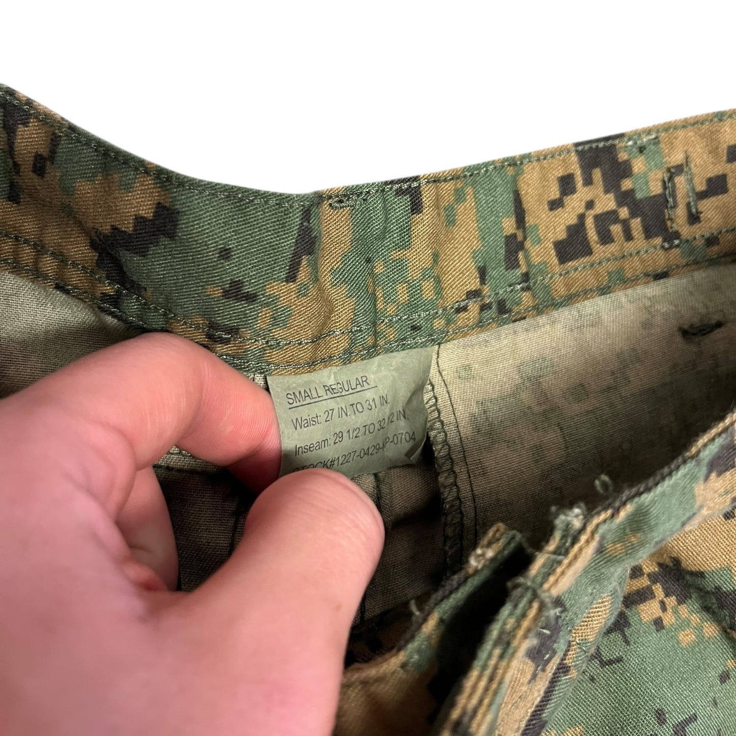 Digital Camo Surplus Cargo Pants