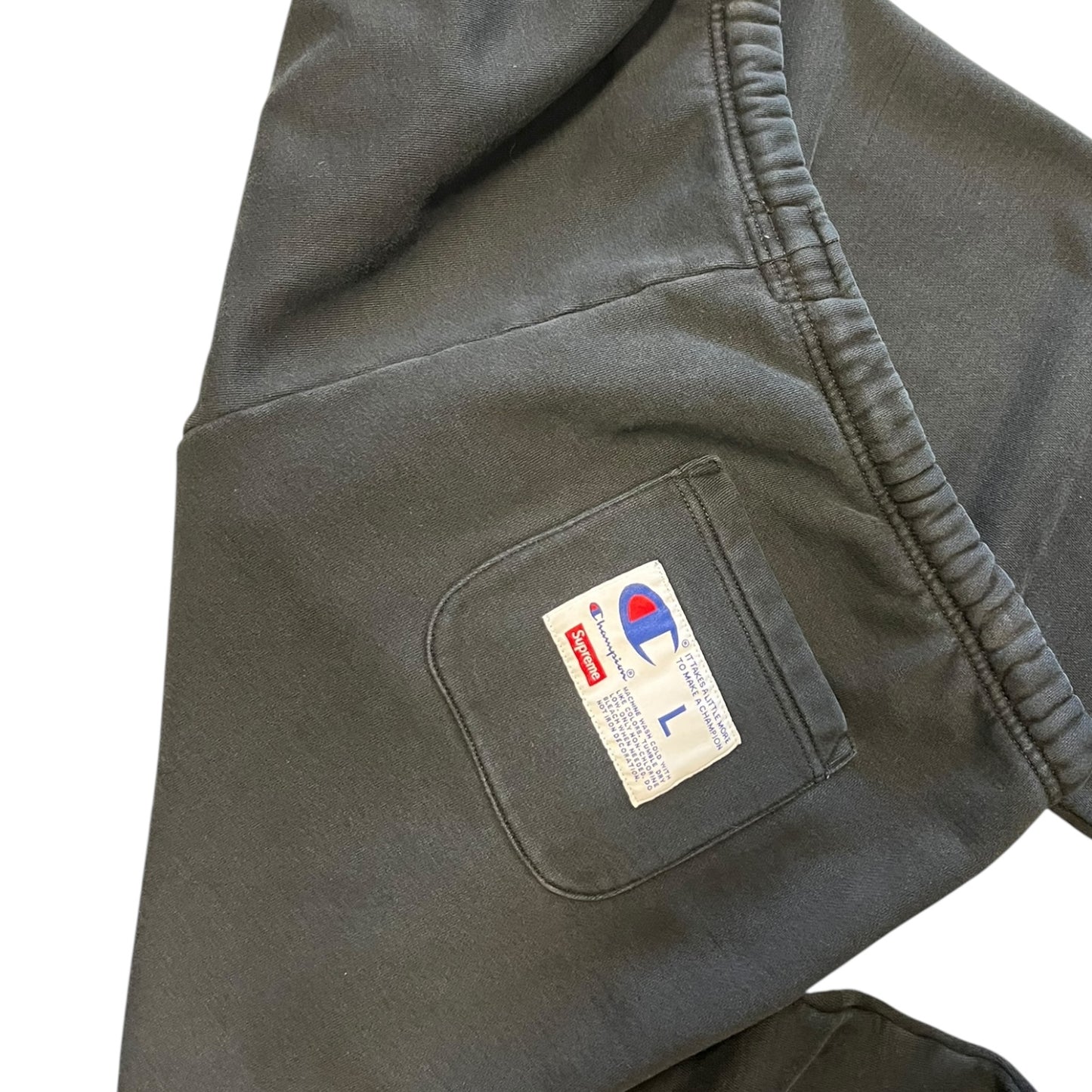 FW18 Supreme 3D Champion Jogger Sweatpants Black