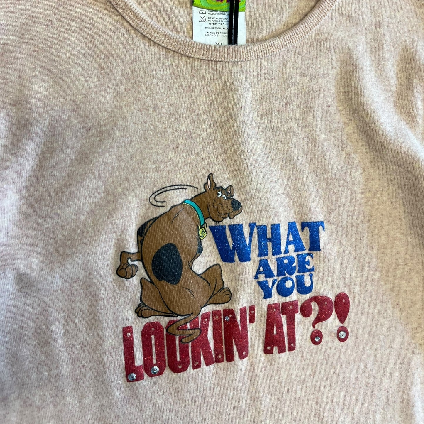 Women’s Y2K Scooby Doo Baby Tee