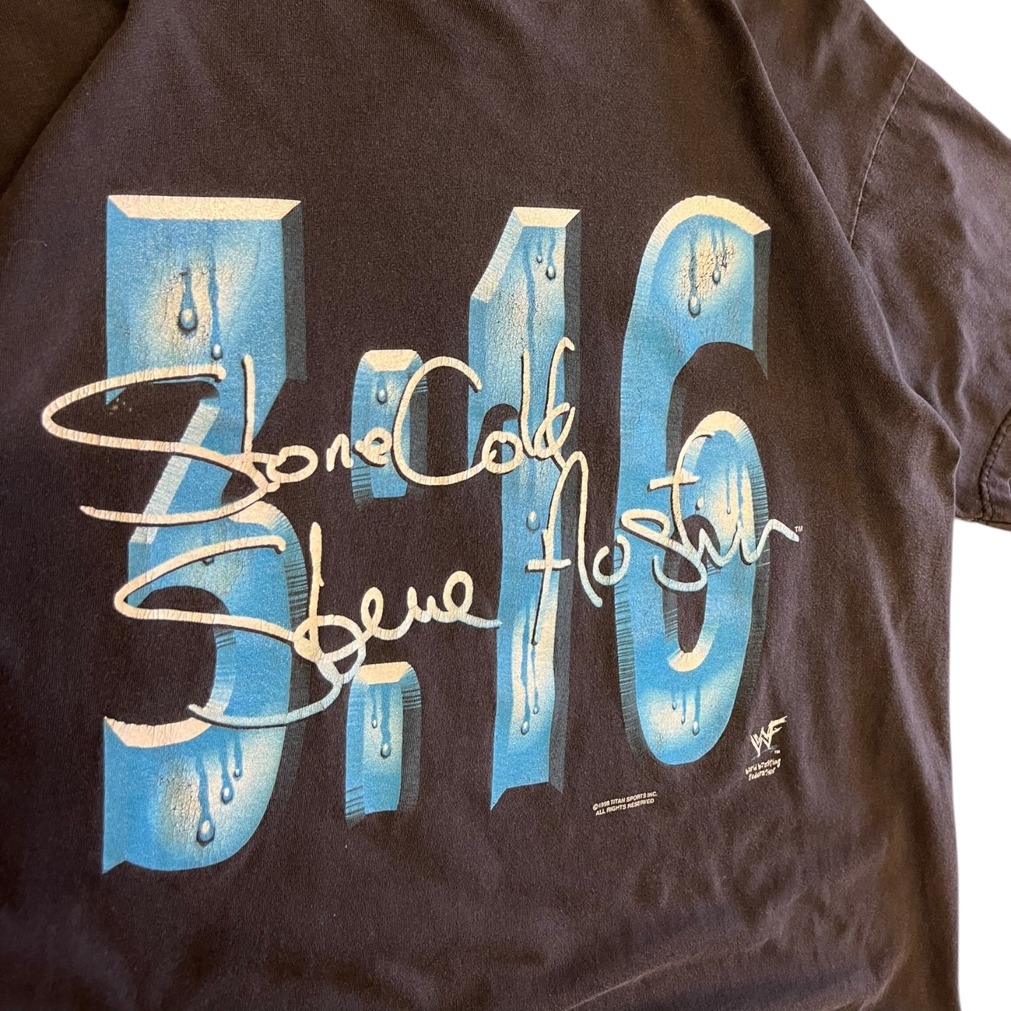 Vintage Stone Cold Steve Austin Wet Number Tee