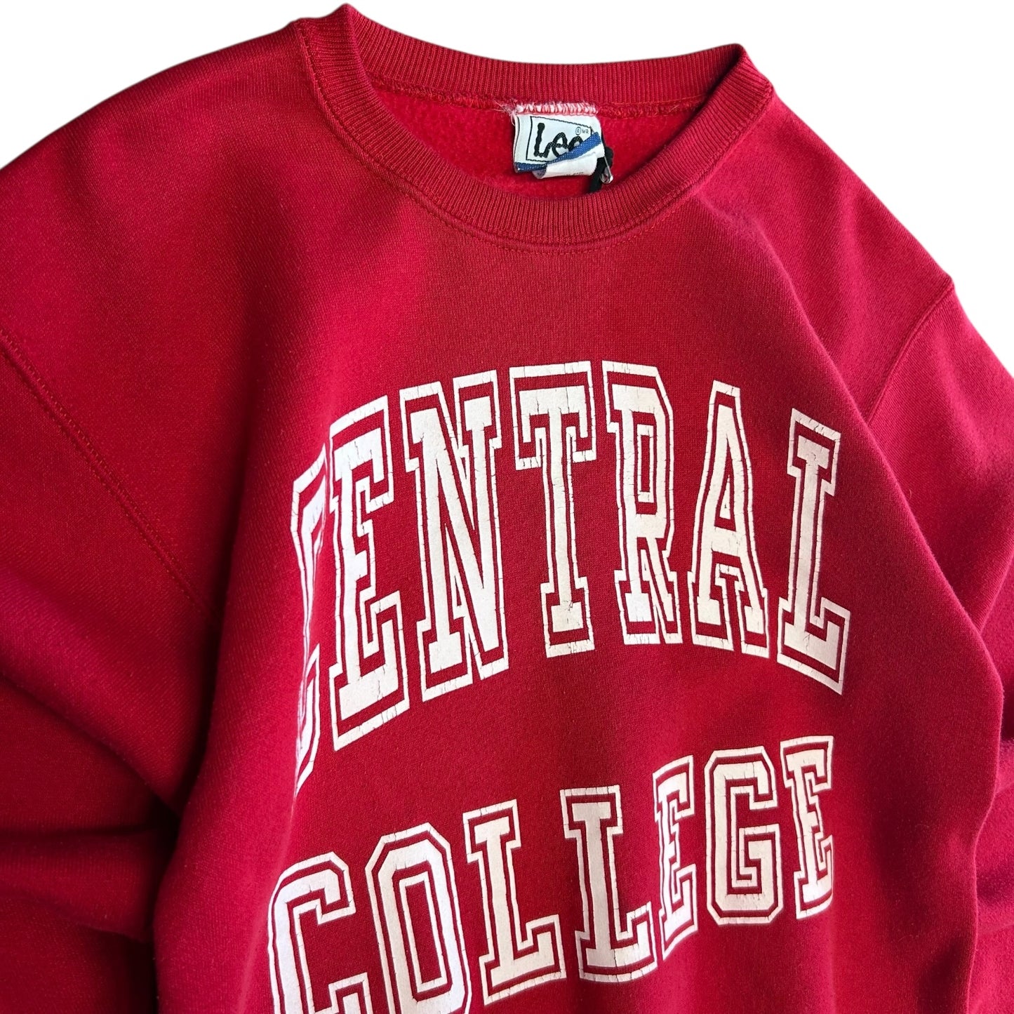 Vintage Central College Spell Out Sweatshirt