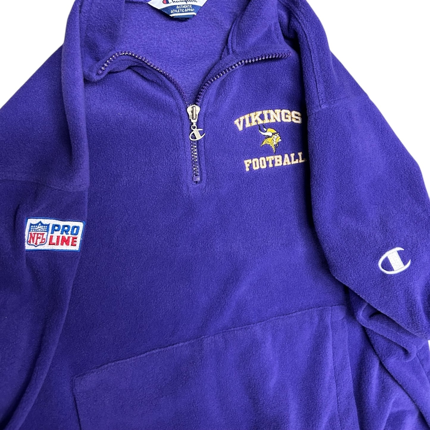 Y2K Vikings Quarter Zip Fleece