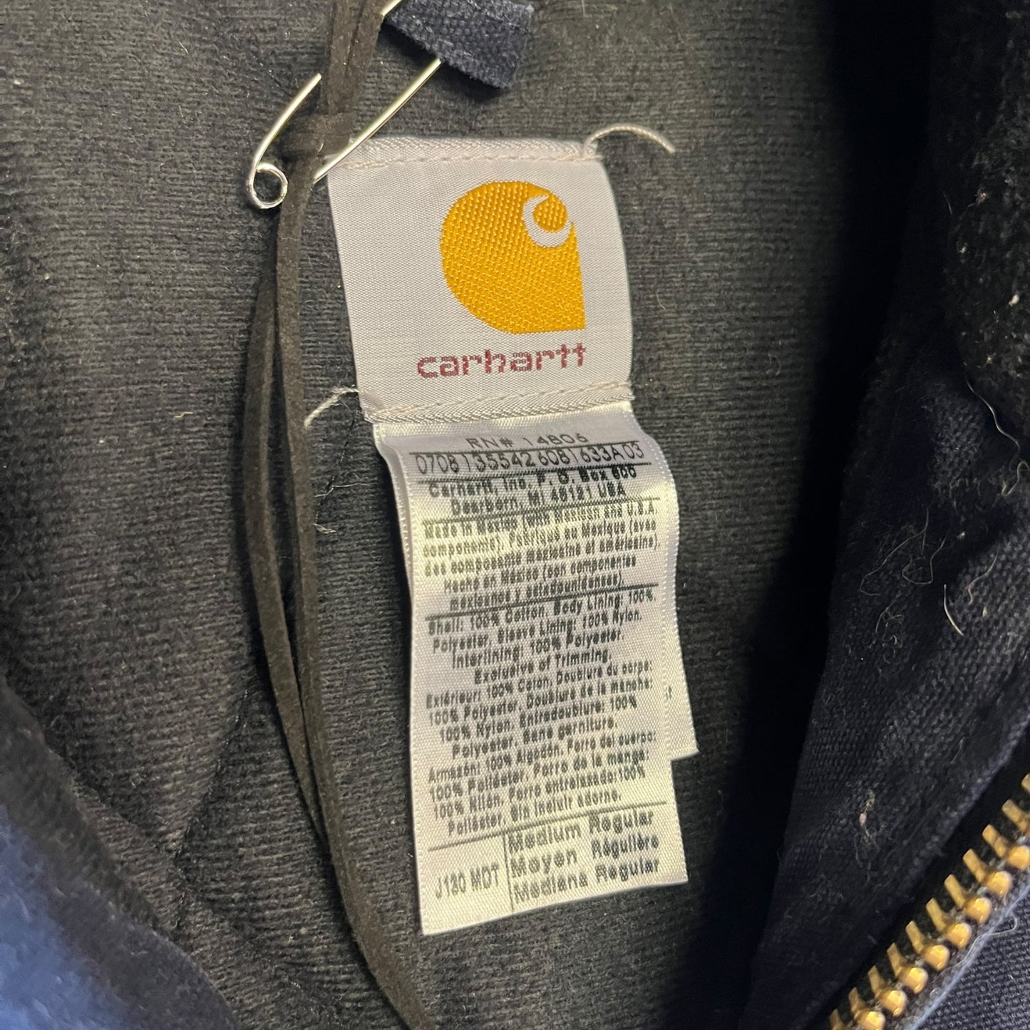 Carhartt ‘J130 MDT’ Dark Navy Active Jacket