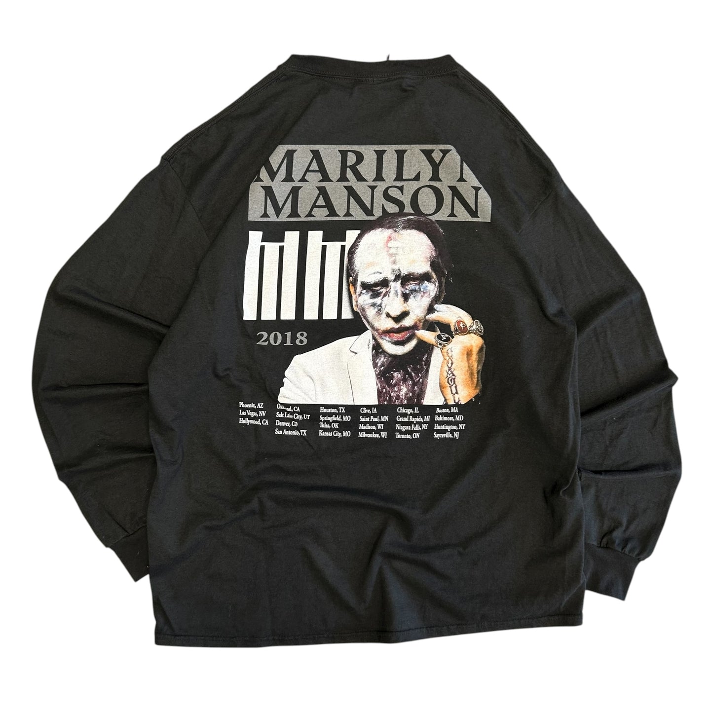 2018 Marilyn Manson Heaven Upside Down Tour Tee