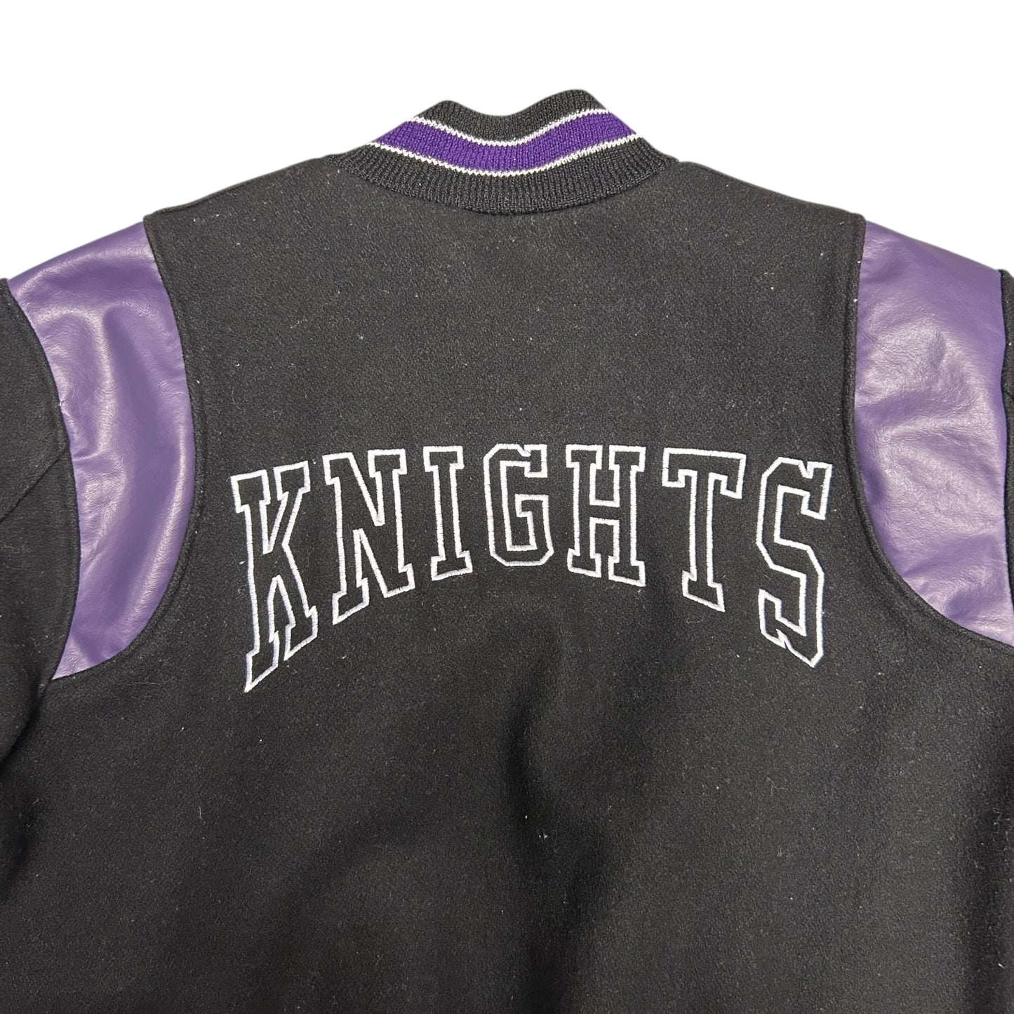 2007 Black & Purple Wendy’s Highschool Heisman Varsity Jacket